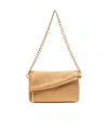 Liu •jo Rhinestone-embellished Shoulder Bag In Nude