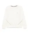 Liu •jo Rhinestoned Sweatshirt In White