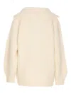 Liu •jo Wool Coat Double-breasted Shawl Collar In White