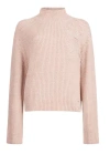 Liu •jo Liu Jo Ribbed Knit Flower Embellishment In Neutral