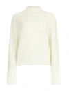 Liu •jo Liu Jo Ribbed Knit High Neck In White