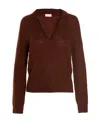 Liu •jo Lurex Profile Sweater Liu-jo In Brown