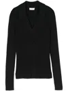 Liu •jo Ribbed Sweater In Black