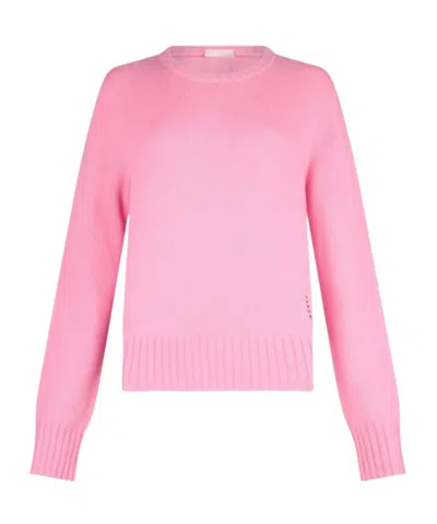 Liu •jo Ribbed Sweater In Pink