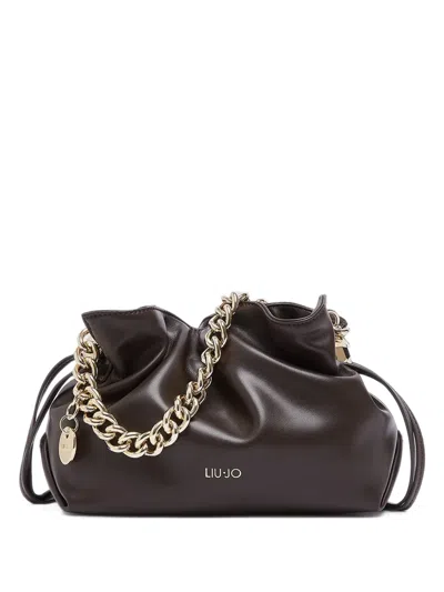 Liu •jo Riccy Small Shoulder Bag In Black
