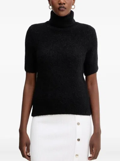 Liu •jo Roll-neck Knitwear In Black