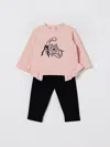 Liu •jo Babies' Romper Liu Jo Kids Color White In Pink