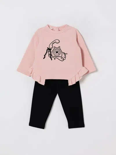 Liu •jo Babies' Romper Liu Jo Kids Color White In Pink