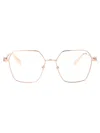 Liu •jo Liu Jo Rose Gold Metal Glasses