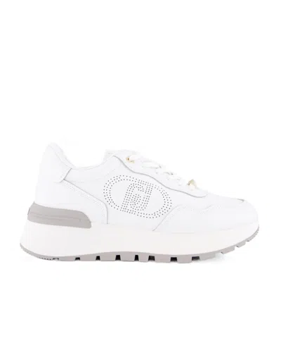 Liu •jo Round-head Sneakers In White