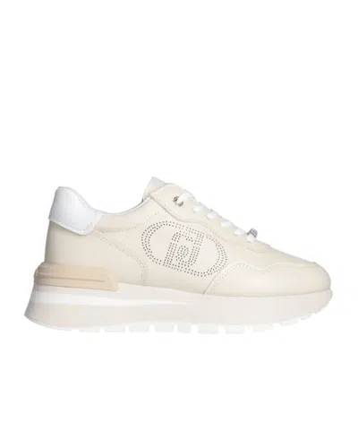 Liu •jo Round-head Sneakers In White