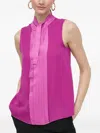Liu •jo Round-neck Blouse In Pink