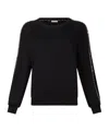 Liu •jo Liu Jo Better Sweatshirt With Gemstones In Black