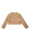 Liu •jo Round-neck Top In Brown