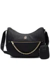 Liu •jo Liu Jo Rounded Black Shoulder Bag With Chain Detail