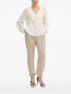 Liu •jo Ruffle-detail Blouse In Neutral