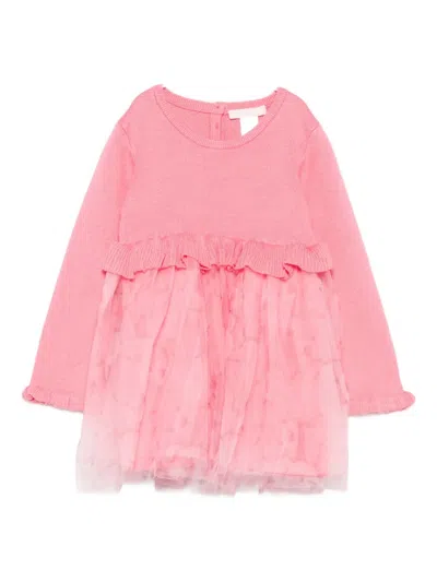 Liu •jo Babies' Ruffled Dress In Pink