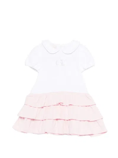 Liu •jo Babies' Ruffled Dress In White