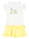 Liu •jo Ruffled Skirt Set (two Pieces) In White