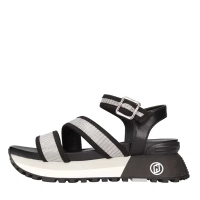 Liu •jo Liu Jo Sandals Black In Nero Neri E Grigi