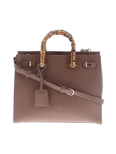 Pre-owned Liu •jo Satchel In Brown