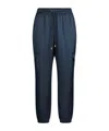 Liu •jo Satin Jogging Trousers In Blue