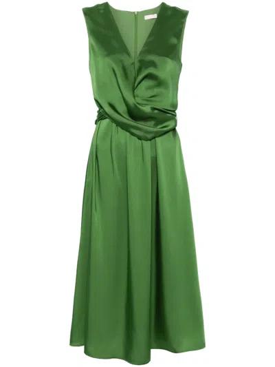 LIU •JO SATIN MIDI DRESS