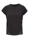 Liu •jo Satin Short-sleeve Top In Brown