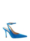 Liu •jo Liu Jo Satin Slingback In Blue