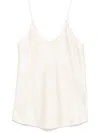 Liu •jo Satin Tank Top In Neutrals