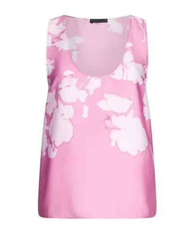Liu •jo Satin Top In Pink