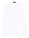 Liu •jo Top Mit Schaldetail In Weiss