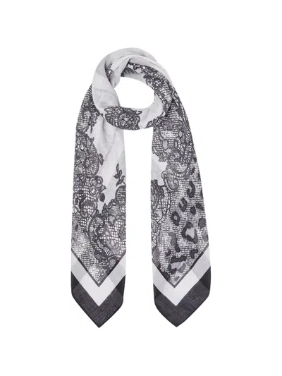 Liu •jo Scarf Large Animal-print In White