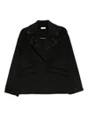 Liu •jo Sequin-embellishment Jacket In Black