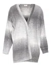 Liu •jo Sequin Long-sleeves Cardigan In Gray