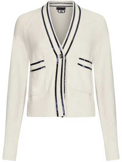 LIU •JO SEQUINED CARDIGAN