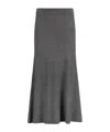 Liu •jo Sequined Knit Midi Skirt In Gray