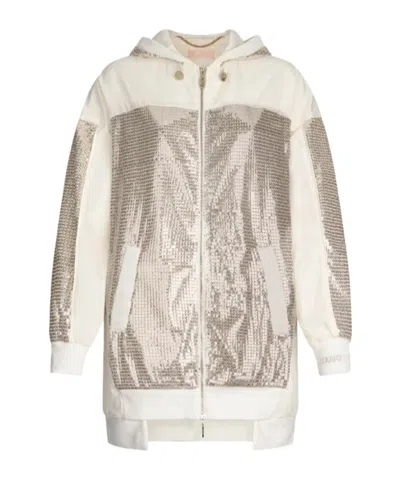 LIU •JO SEQUINNED PARKA