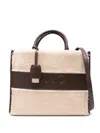 Liu •jo Shearling-effect Tote Bag In Neutral