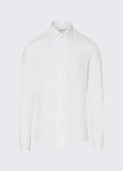 Liu •jo Shirt In White Men Popeline