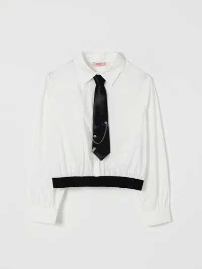 Liu •jo Shirt Liu Jo Kids Color Butter In White