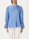 Liu •jo Shirt Liu Jo Woman Color Gnawed Blue