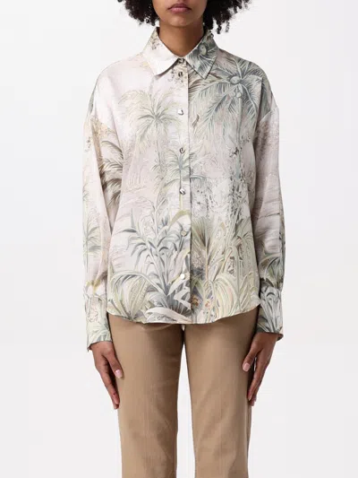 LIU •JO SHIRT LIU JO WOMAN COLOR GREEN,G51110012