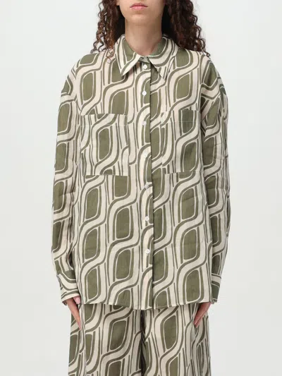 LIU •JO SHIRT LIU JO WOMAN COLOR GREEN,G76230012
