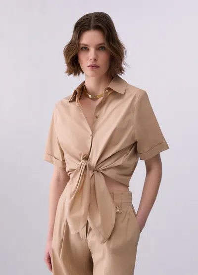 Liu •jo Liu Jo Shirt Shirt Ca6281-t297a In Brown