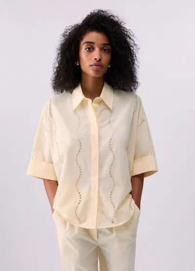Liu •jo Liu Jo Shirt Shirt Ca6345-ts246 In Brown