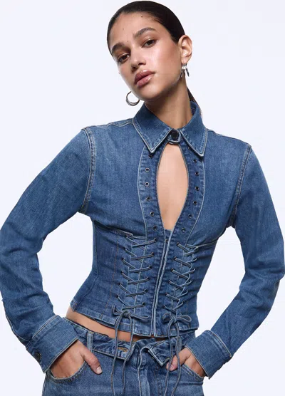 Liu •jo Liu Jo Shirt Shirt Ua6507-d0399 In Blue