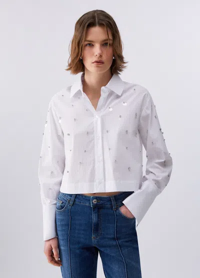 Liu •jo Liu Jo Shirt Shirt Wa6173-t039a In White