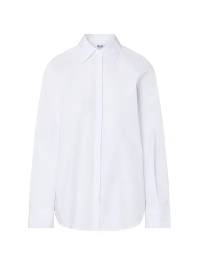 Liu •jo Shirt With Back Slit In White