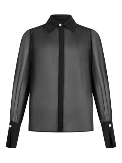 LIU •JO PEARL-EMBELLISHMENT SHIRT